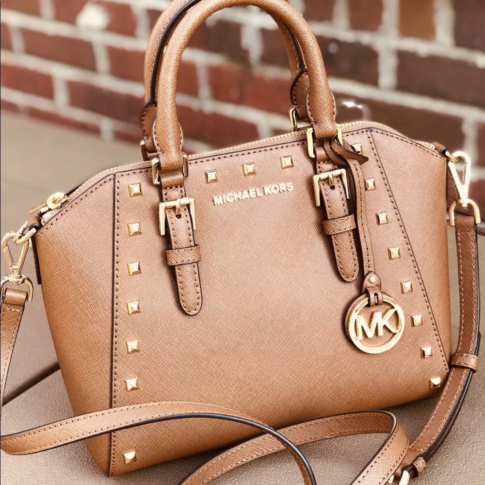 Michael kors medium studded Ciara crossbody bag - Picture 2 of 8